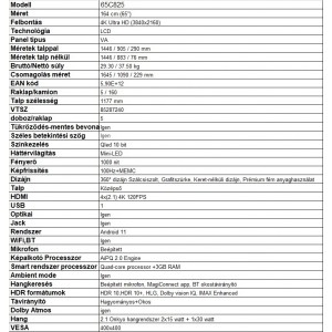 TCL 65C825 65" QLED 4K Android Smart TV