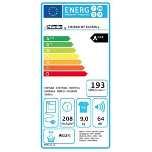 Miele TWJ660 WP Eco&9kg T1 hőszivattyús szárítógép