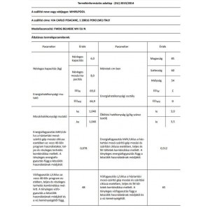Whirlpool FWDG 861483E WV EU N Mosó- és szárítógép