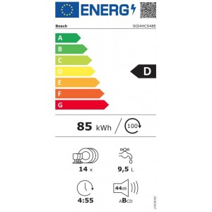 Bosch SGI4HCS48E Félig integrált mosogatógép