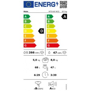 Miele WTD160 WCS Mosó-szárítógép