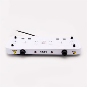TOO DHP-099W-2500W fehér dupla elektromos főzőlap 