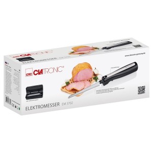 Clatronic EM 3702 Fekete-inox elektromos kés