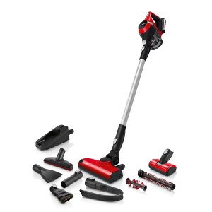 Bosch BBS61PET2 Unlimited Serie 6 ProAnimal vörös vezeték nélküli álló porszívó 