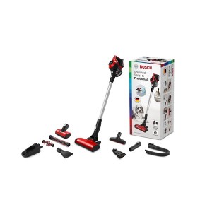 Bosch BBS61PET2 Unlimited Serie 6 ProAnimal vörös vezeték nélküli álló porszívó 