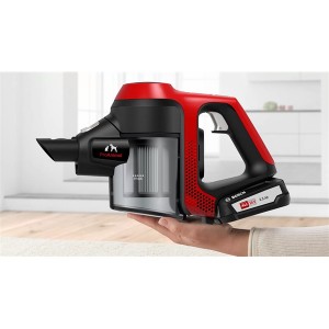 Bosch BBS61PET2 Unlimited Serie 6 ProAnimal vörös vezeték nélküli álló porszívó 