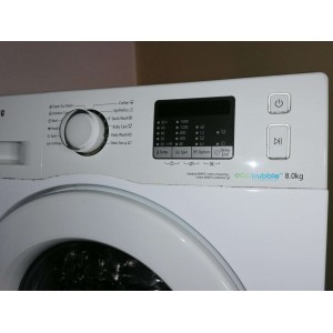 Újszerű Samsung WF80F5E0W4W elöltöltős mosógép [HFS125] 