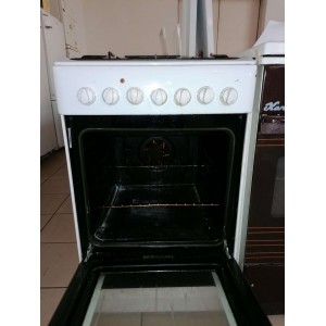 Használt Indesit K3G51S(W) kombinált tűzhely [H11037] 