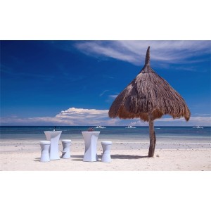 NGA Bahama 110 napelemes RGB LED kör asztal 