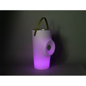 NGA Woody napelemes RGB LED álló italhűtő 