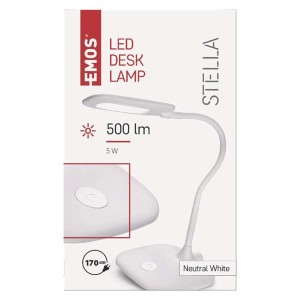 Emos Z7602W LED Stella fehér asztali lámpa 