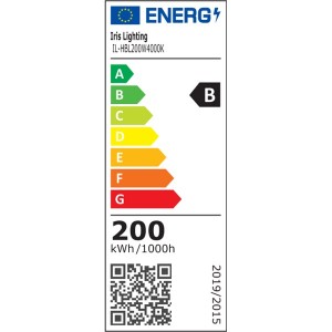 Iris Lighting UFO IL-HBL200W4000K 200W/38000lm/Lumileds SMD 2835 LED csarnokvilágító lámpa 