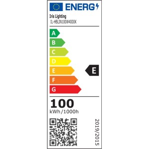 Iris Lighting IL-HBLIN100W4000K 100W 130lm/W 60x100 fok LED lineáris csarnokvilágító lámpa 