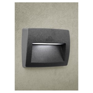 Fumagalli LORENZA 190 LED 8,5W 3K R7S szürke kültéri falilámpa 