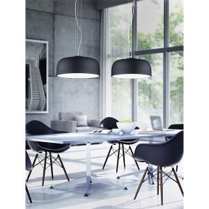 TRIO 309800432 Baron 40W fekete függesztett lámpatest 