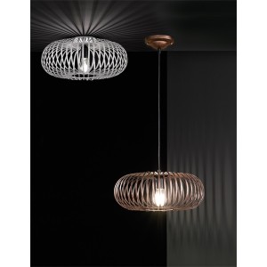 TRIO 606900161 Johann 60W E27 antik szürke mennyezeti lámpatest 