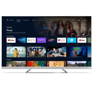 SHARP 65EQ4EA 164cm, keret nélküli 4K UHD Quantum Dot Android LED TV 