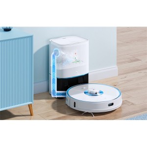 Xiaomi Viomi S9 Alpha UV porgyűjtő állomással fehér-kék száraz-nedves takarítórobot 