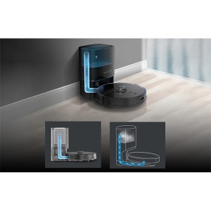 Xiaomi Viomi S9 Alpha Smart porgyűjtő állomással fekete száraz-nedves takarítórobot 