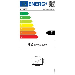 Vivax 39" 39S60T2S2SM HD Ready Android Smart LED TV 