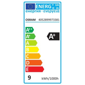 Osram Value opál búra/8,5W/806lm/4000K/E27 LED körte izzó 