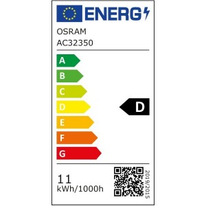 Osram Star átlátszó üveg búra/11W/1521lm/4000K/E27 LED körte izzó 
