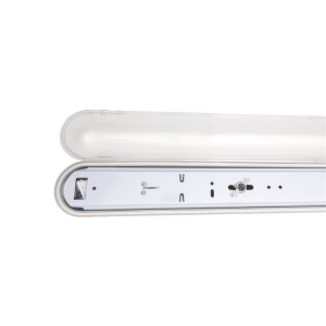Iris Lighting JF136 T8 LED fénycsőre előkészített por- és páramentes lámpatest IP65 120cm 
