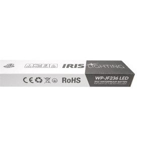 Iris Lighting JF6236 T8 LED fénycsőre előkészített por- és páramentes lámpatest IP65 120cm fém békazárral 