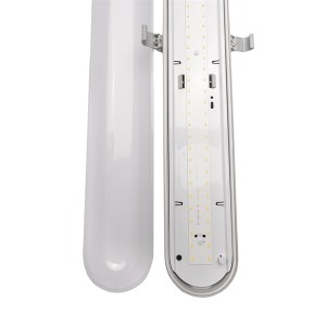 Iris Lighting JF150 integrált LED-es por-és páramentes lámpatest IP65 vibrálás mentes 50W 5000 lm 4000K 