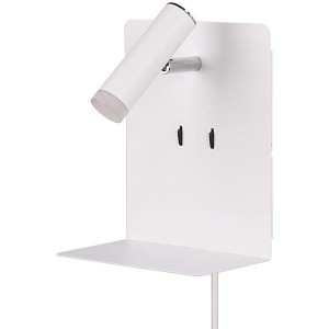 Trio 2225570231 3000K/240lm/IP20/fehér USB-s LED fali lámpa 