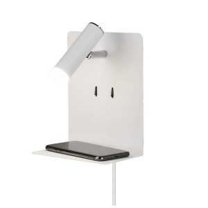 Trio 2225570231 3000K/240lm/IP20/fehér USB-s LED fali lámpa 