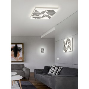 TRIO 674816005 Trinity 45W 4000lm 3000 - 5500K szálcsiszolt alumínium mennyezeti lámpatest 