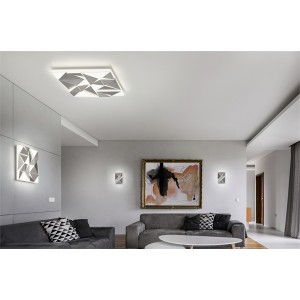 TRIO 674816005 Trinity 45W 4000lm 3000 - 5500K szálcsiszolt alumínium mennyezeti lámpatest 
