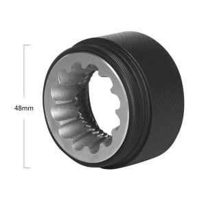 AVX 1065 48mm-es késsel fekete kézi kávéőrlő 