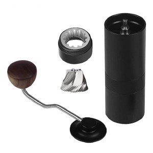 AVX 1065 48mm-es késsel fekete kézi kávéőrlő 