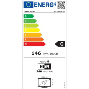 LG 65" 65QNED963PA 8K UHD Smart QNED MiniLED TV 
