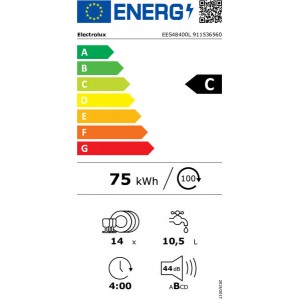 Electrolux EES48400L Mosogatógép