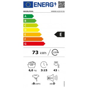 Whirlpool WRBSB6228BEU mosógép