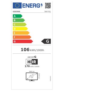 Hisense 58" 58A7GQ 4K UHD Smart QLED TV 