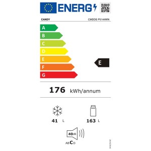 Outlet Candy CMDDS P5144WN [O15] felülfagyasztós hűtőszekrény
