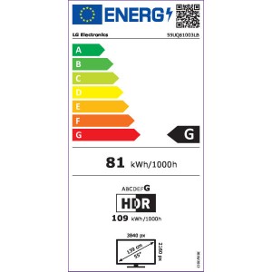 LG 55UQ81003LB smart tv, LED, LCD 4K TV, Ultra HD TV, uhd TV, HDR, webOS ThinQ AI okos tv, 139 cm