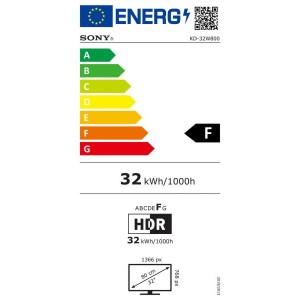 SONY KD-32W800P1AEP HD Ready Android Smart LED televízió, 80 cm