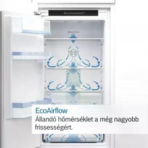 Bosch KIN865SE0 Beépíthető Alulfagyasztós hűtőszekrény, bútorlap nélkül