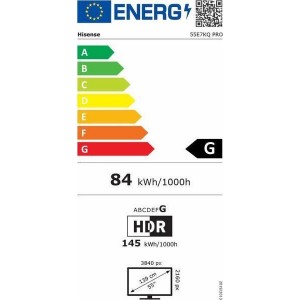 HISENSE 55E7KQ PRO 4K UHD Smart QLED televízió