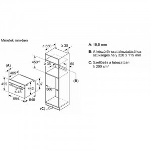 BOSCH CMG7761B1 Beépíthető kompakt sütő