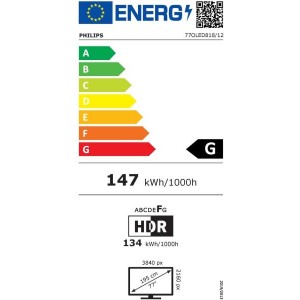 Philips 77OLED818/12 77" 4K UHD Smart Oled Televízió