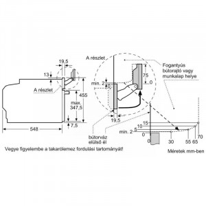 Bosch CSG7361B1 Beépíthető Gőzsütő 21 funkcióval