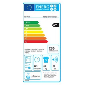 Hoover NDPEH8A2TCBEXS-S Szárítógép