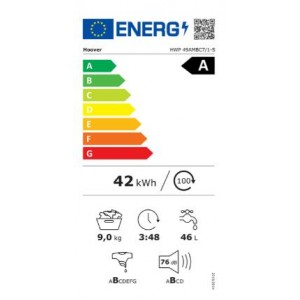 Hoover HWP 49AMBC7/1-S Elöltöltős mosógép