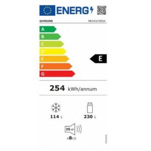 SAMSUNG RB34C670ESA/EF No Frost kombinált hűtőszekrény